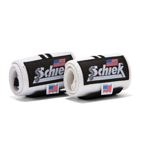 SCHIEK 12" WHITE OUT WRIST WRAPS