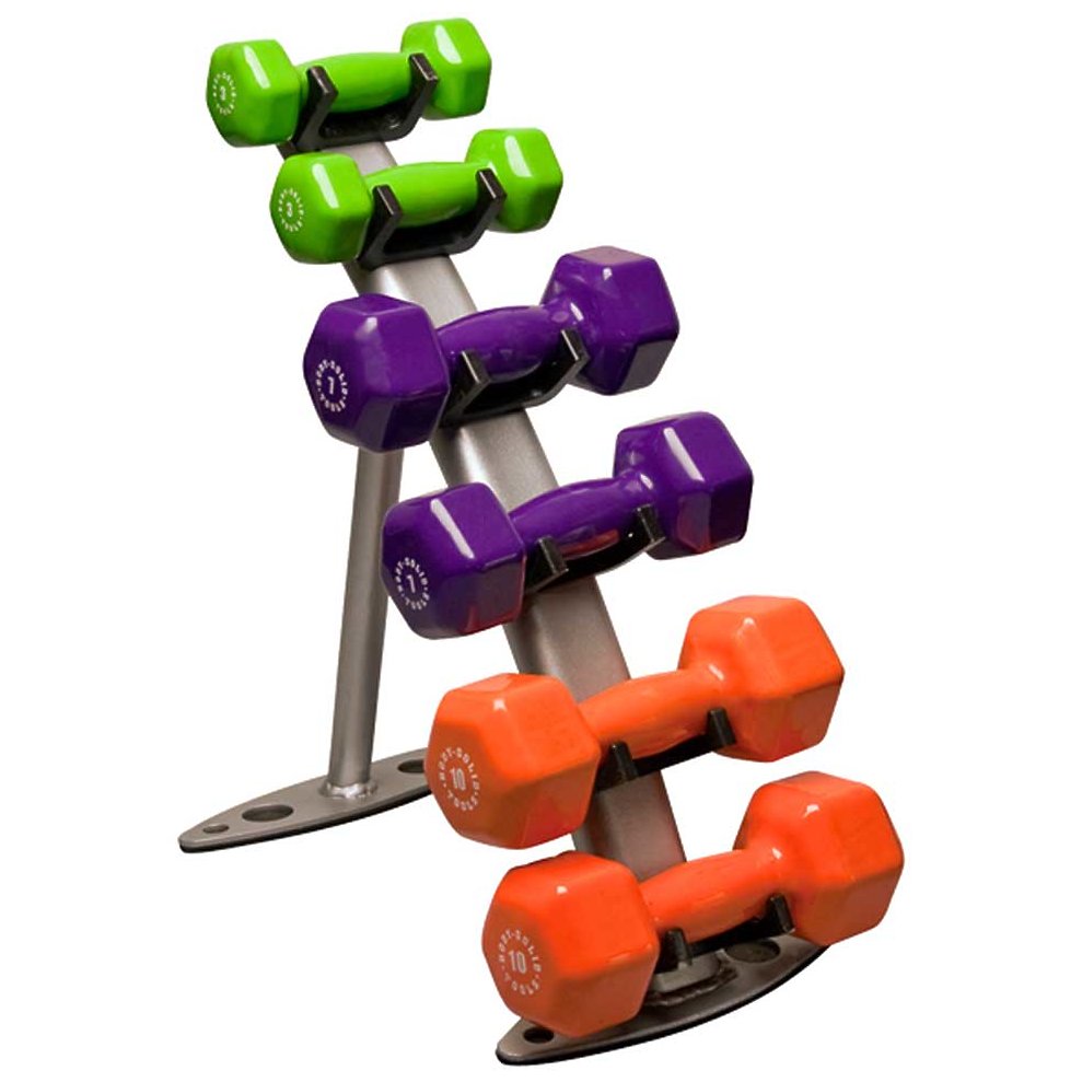 SMALL VINYL OR NEOPRENE DUMBBELL RACK Ultimate Fitness Outlet