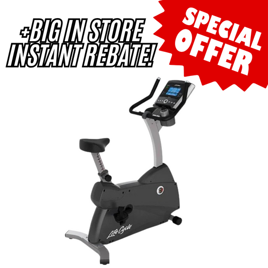 LIFE FITNESS C3 UPRIGHT BIKE