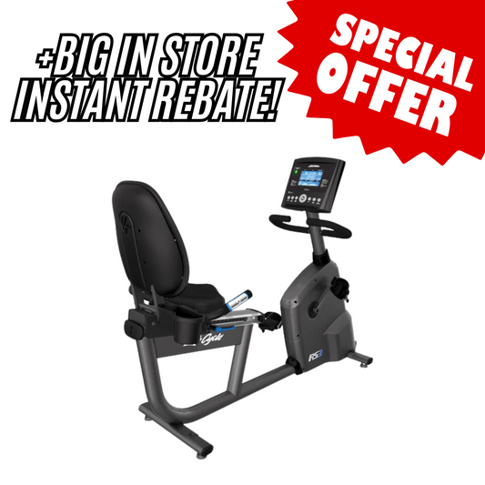 LIFE FITNESS RS3 RECUMBENT BIKE