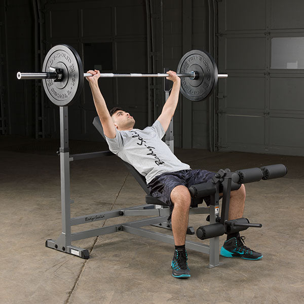 OLY MULTI POSITION BENCH W LEG – Ultimate Fitness Outlet