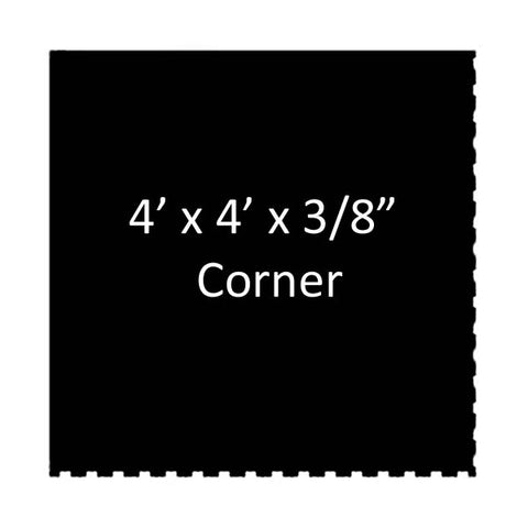 4X4 BEVELED CORNER PIECE 3/8-3/4"