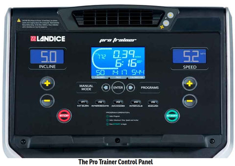 Landice pro deals trainer treadmill