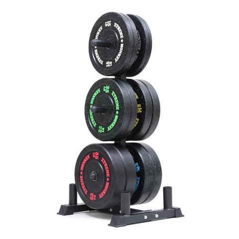 BUMPER PLATE TREE W/ BAR STORAGE