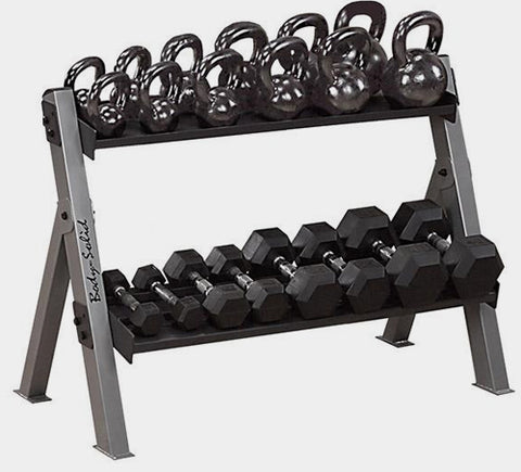KETTLEBELL/DUMBBELL RACK REVERSIBLE TIERS