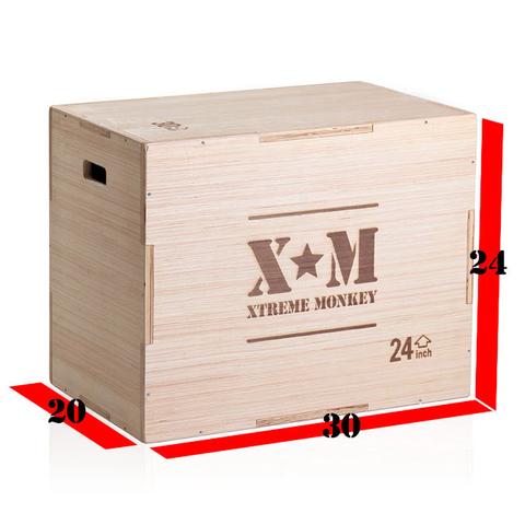 3 IN 1 WOODEN PLYO BOX LG